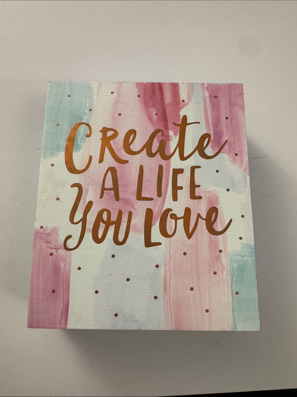Clementine plaque Create a Life You Love Home Decor OC10